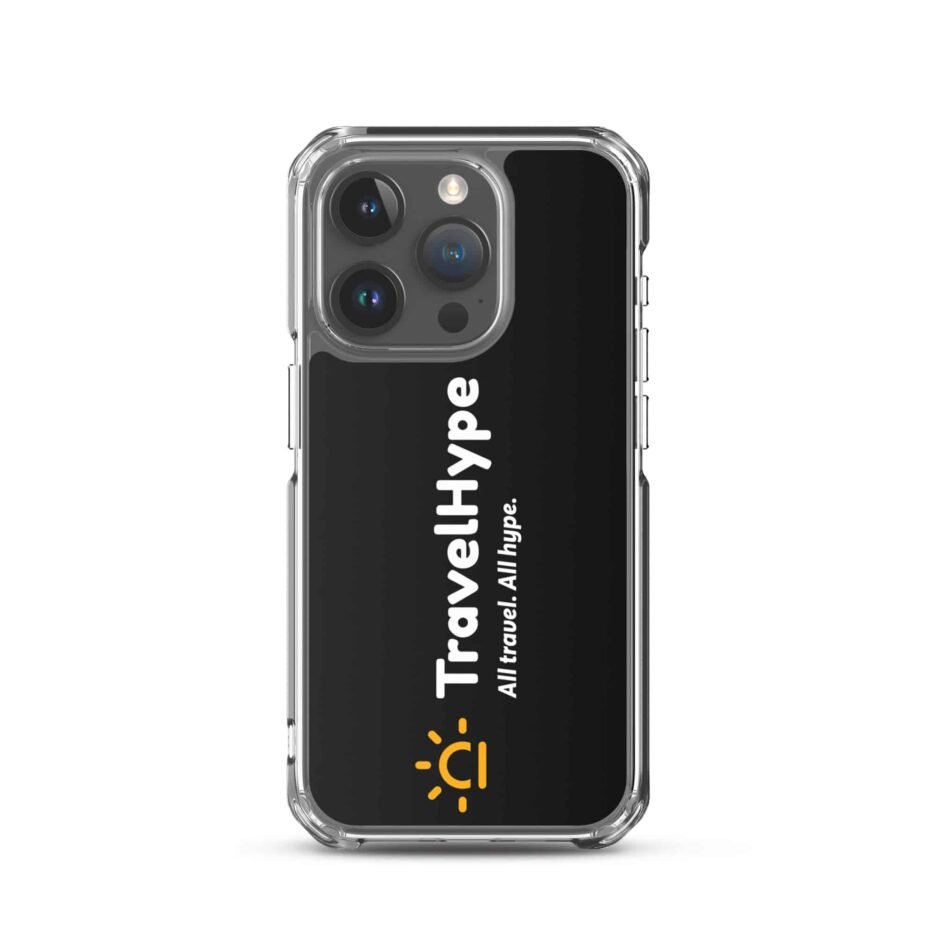 TravelHype Logo iPhone Case (Black)