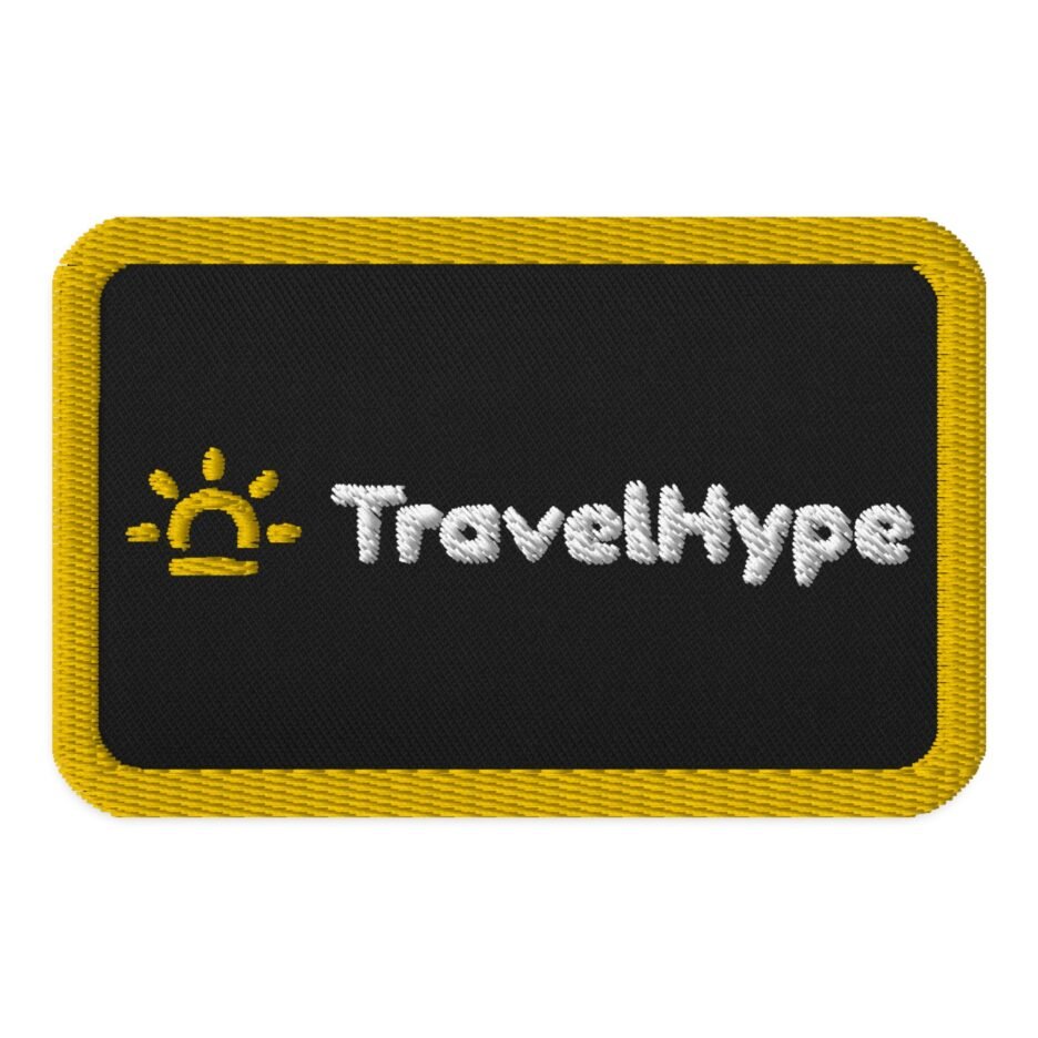 TravelHype Logo Embroidered Patch