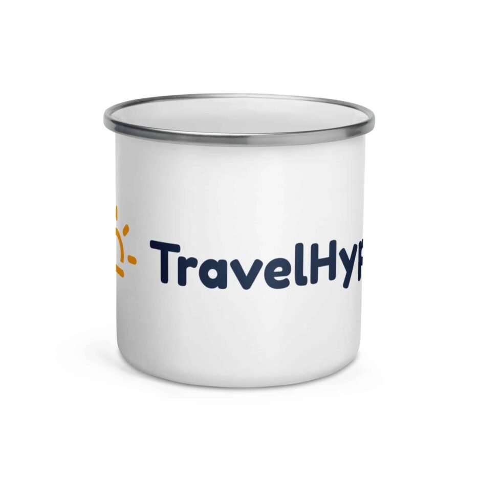 TravelHype Logo Enamel Mug