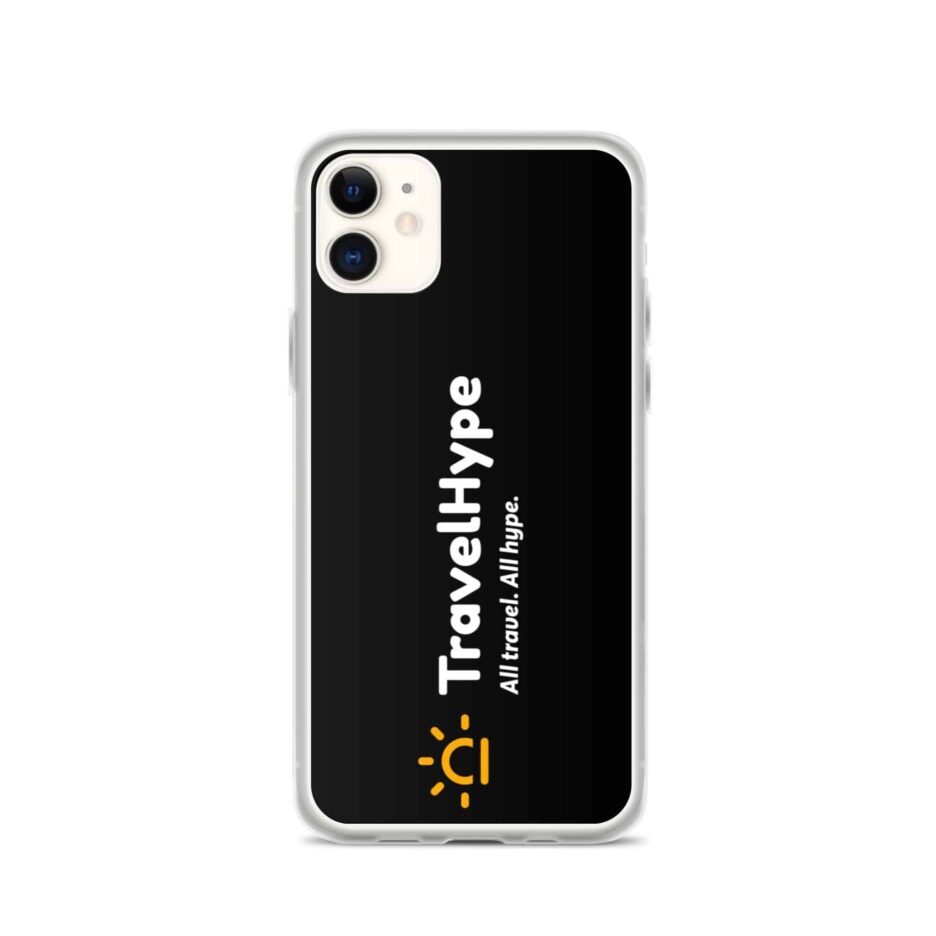 TravelHype Logo iPhone Case (Black)