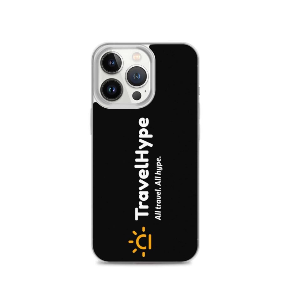 TravelHype Logo iPhone Case (Black)