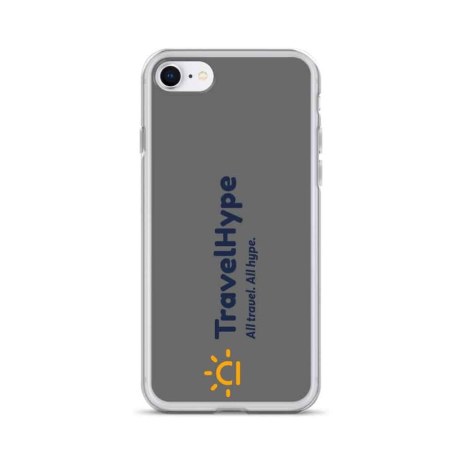 TravelHype Logo iPhone Case (Grey)