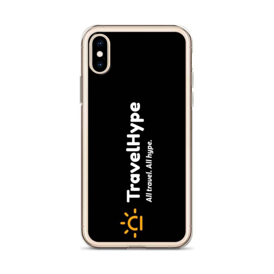 TravelHype Logo iPhone Case (Black)