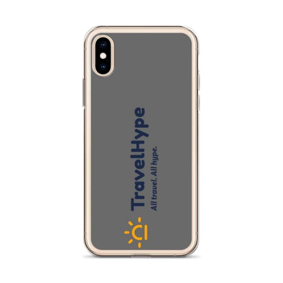 TravelHype Logo iPhone Case (Grey)