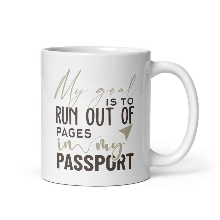 My Passport Goal | Funny Travel Mug