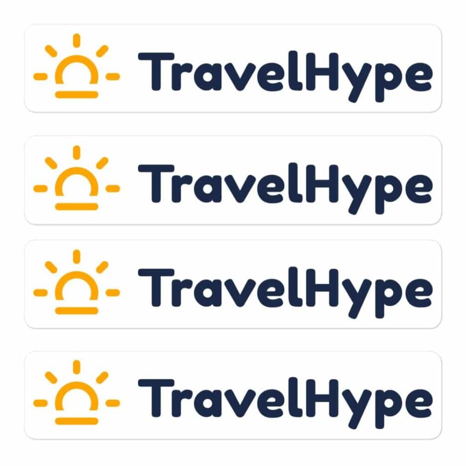 TravelHype Logo Stickers