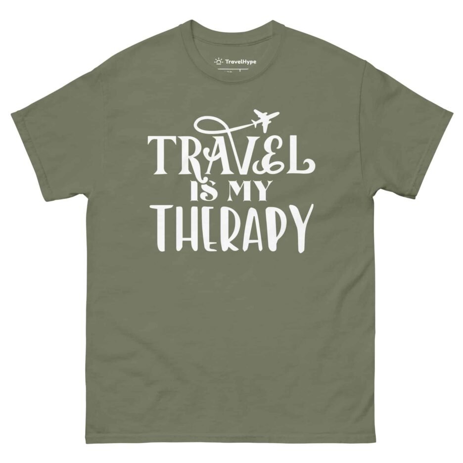 Travel Is My Therapy | Funny Travel T-Shirt