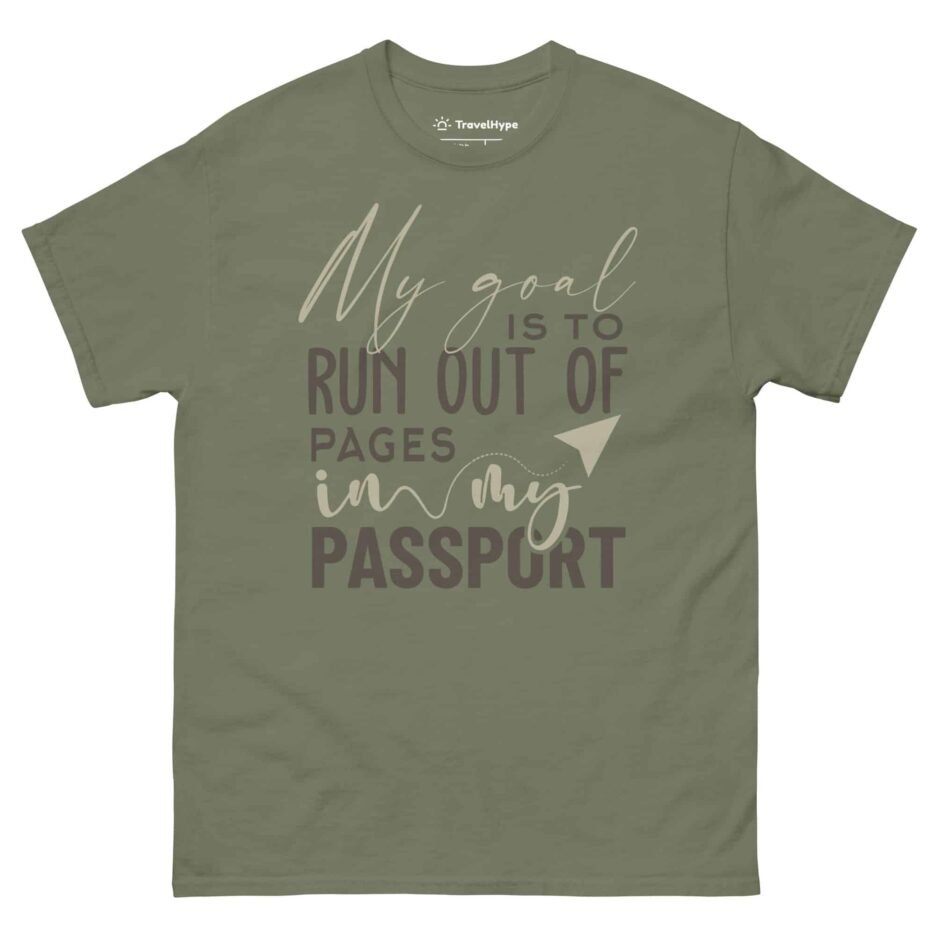 My Passport Goal | Funny Travel T-Shirt