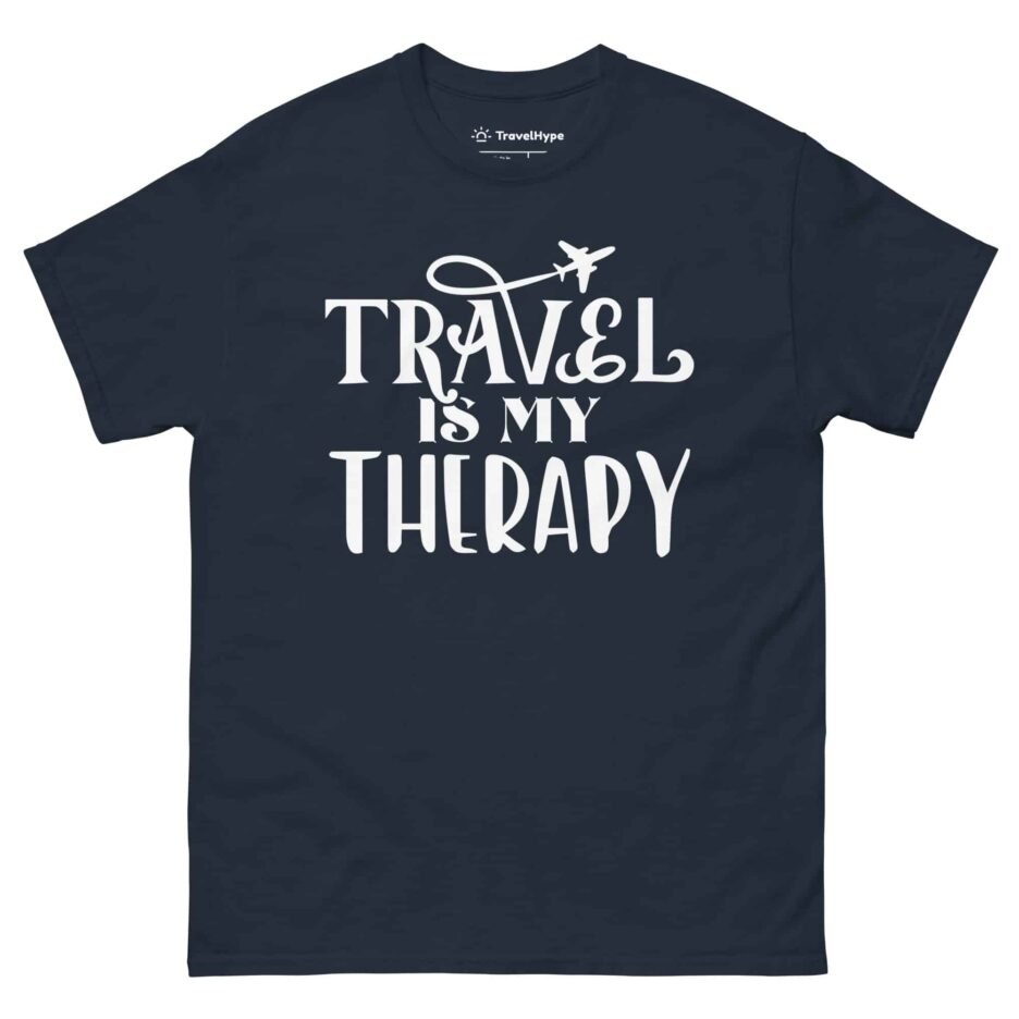 Travel Is My Therapy | Funny Travel T-Shirt