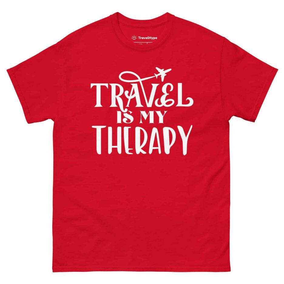 Travel Is My Therapy | Funny Travel T-Shirt