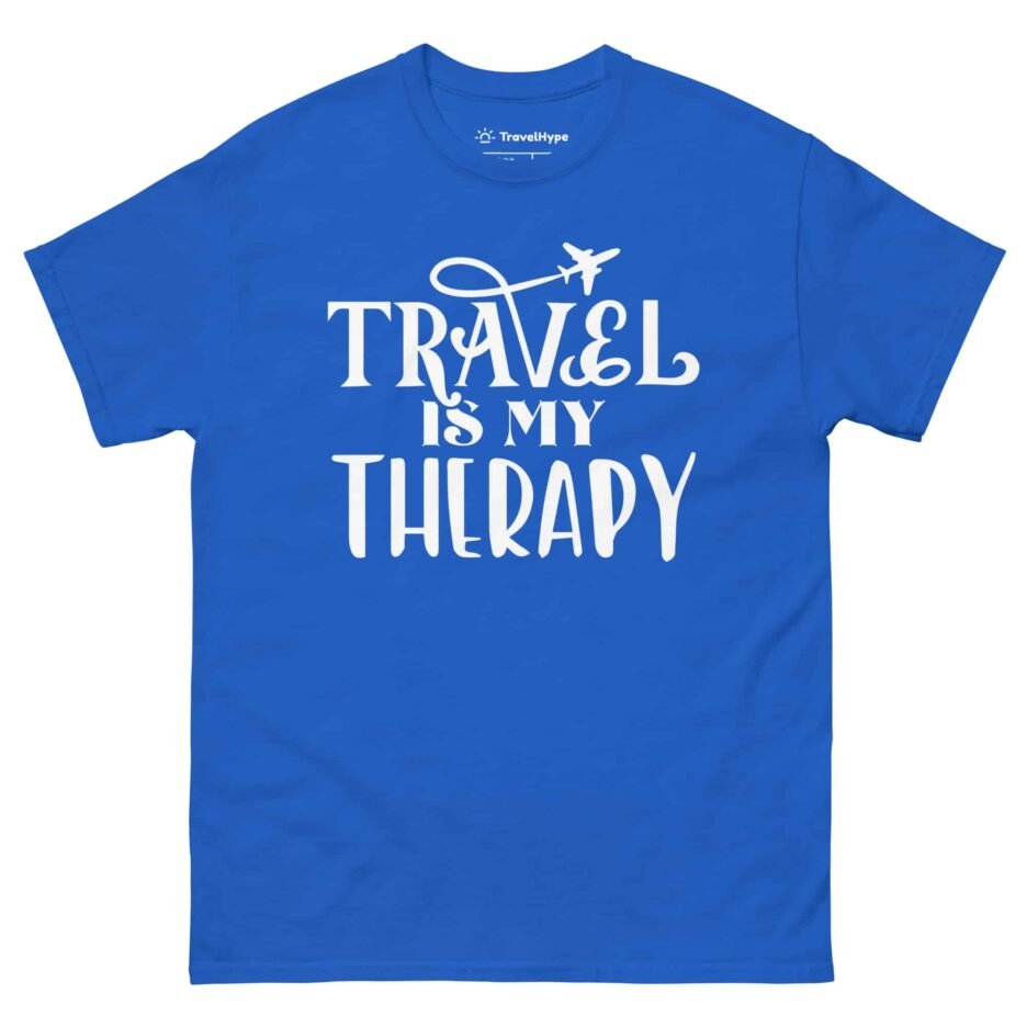 Travel Is My Therapy | Funny Travel T-Shirt