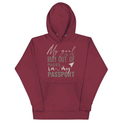 My Passport Goal Hoodie | Funny Travel Hoodie