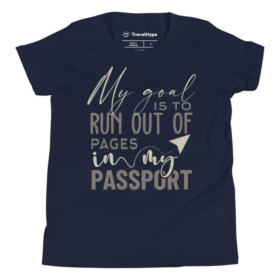 My Passport Goal | Funny Travel Kids T-Shirt