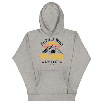Not All Who Wander Are Lost Hoodie | Funny Travel Hoodie