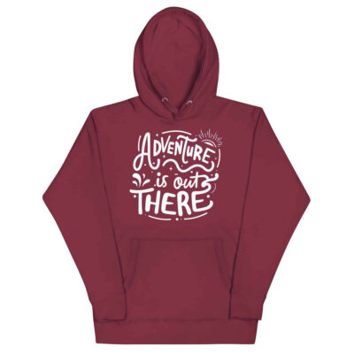 Adventure Is Out There Hoodie | Funny Travel Hoodie