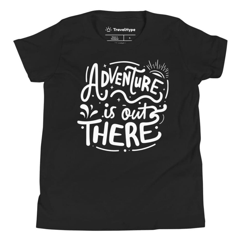 Adventure Is Out There | Funny Travel Kids T-Shirt