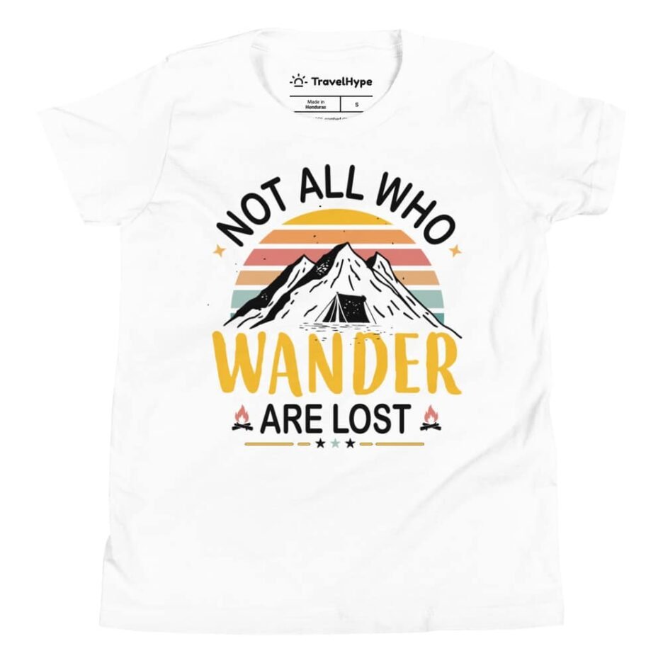 Not All Who Wander Are Lost Kids T-Shirt