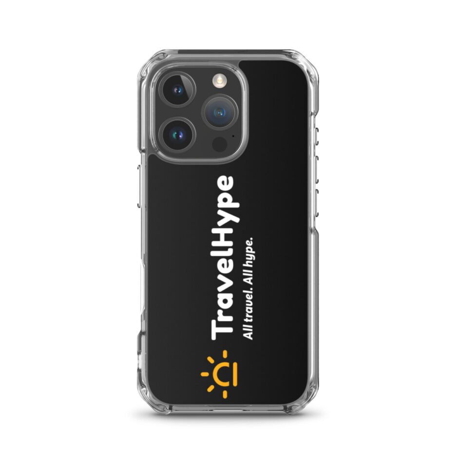 TravelHype Logo iPhone Case (Black)