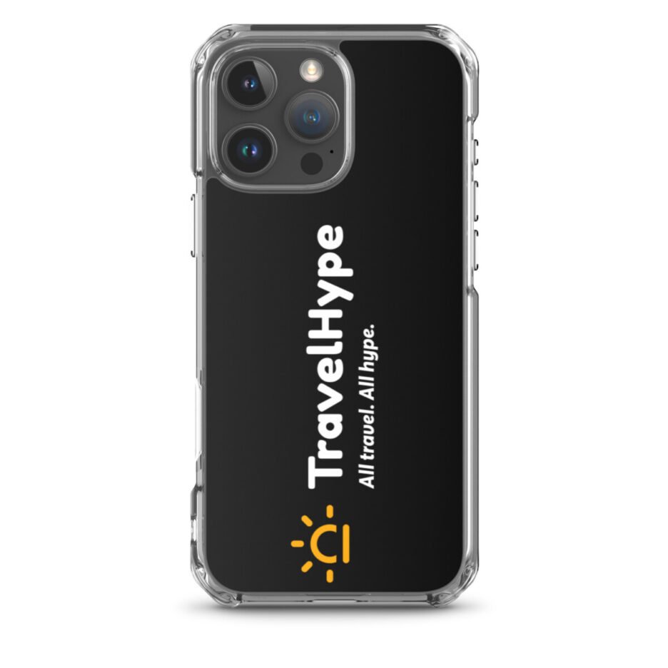 TravelHype Logo iPhone Case (Black)
