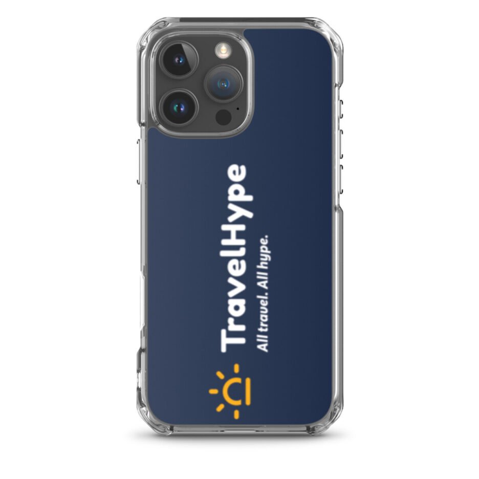 TravelHype Logo iPhone Case (Navy)