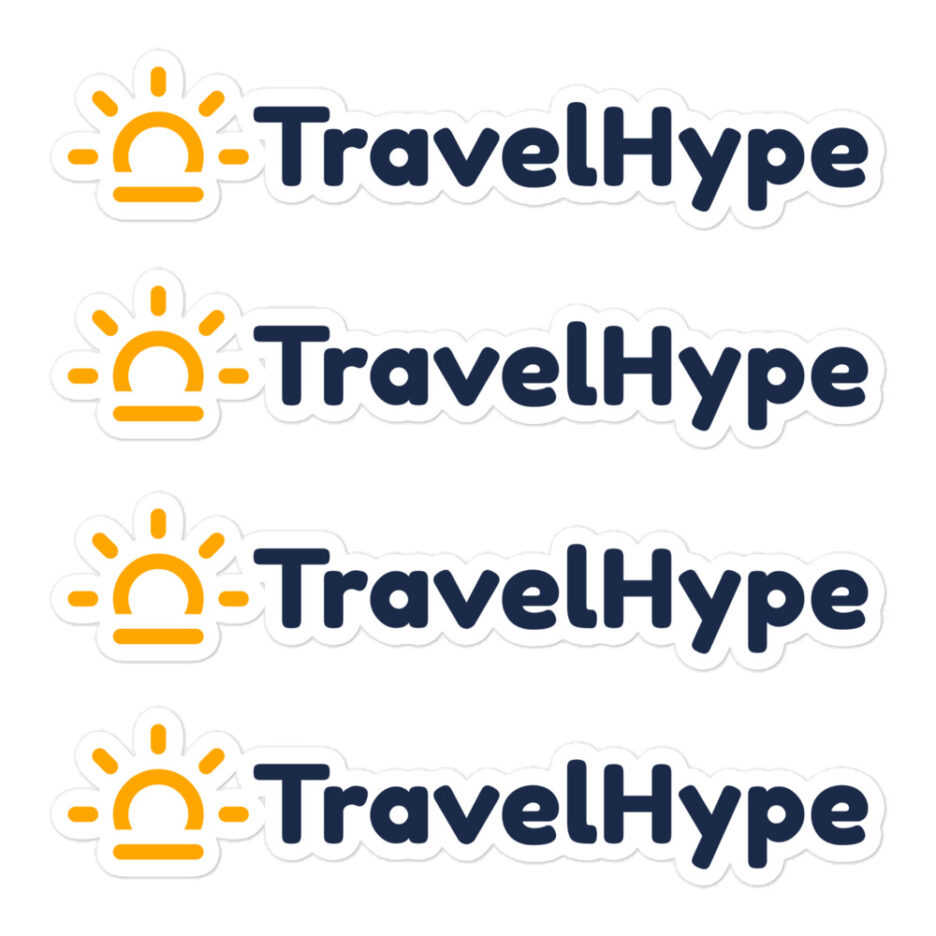 TravelHype Logo Stickers