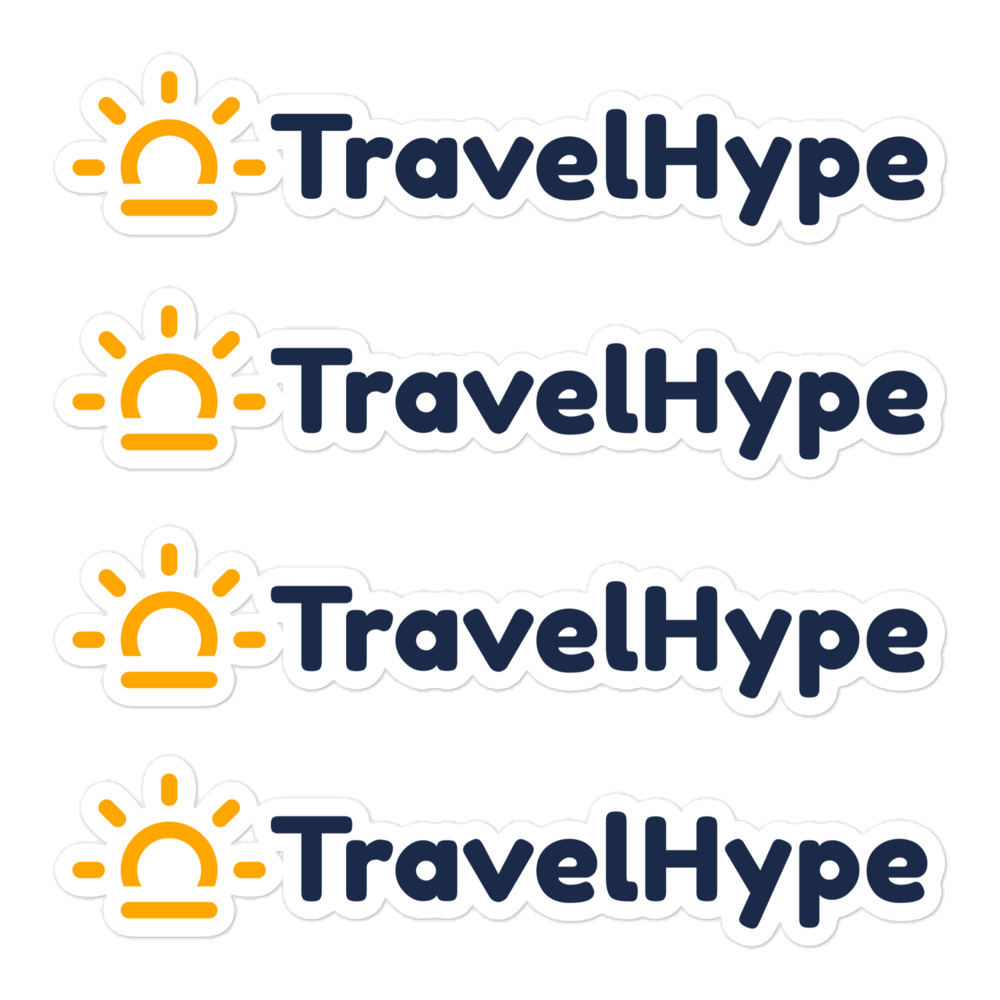 TravelHype Logo Stickers