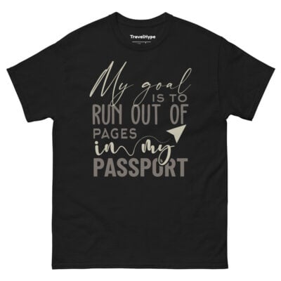 My Passport Goal T-Shirt | Funny Travel T-Shirt