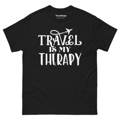 Travel Is My Therapy T-Shirt | Funny Travel T-Shirt