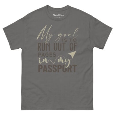 My Passport Goal T-Shirt | Funny Travel T-Shirt