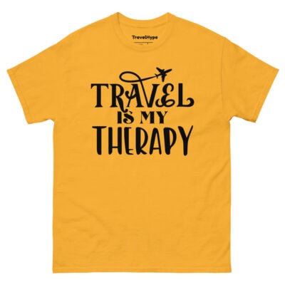 Travel Is My Therapy T-Shirt | Funny Travel T-Shirt