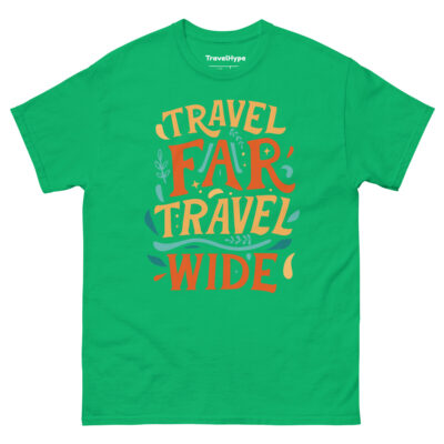 Travel Far Travel Wide T-Shirt | Funny Travel T-Shirt