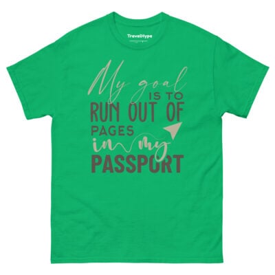 My Passport Goal T-Shirt | Funny Travel T-Shirt
