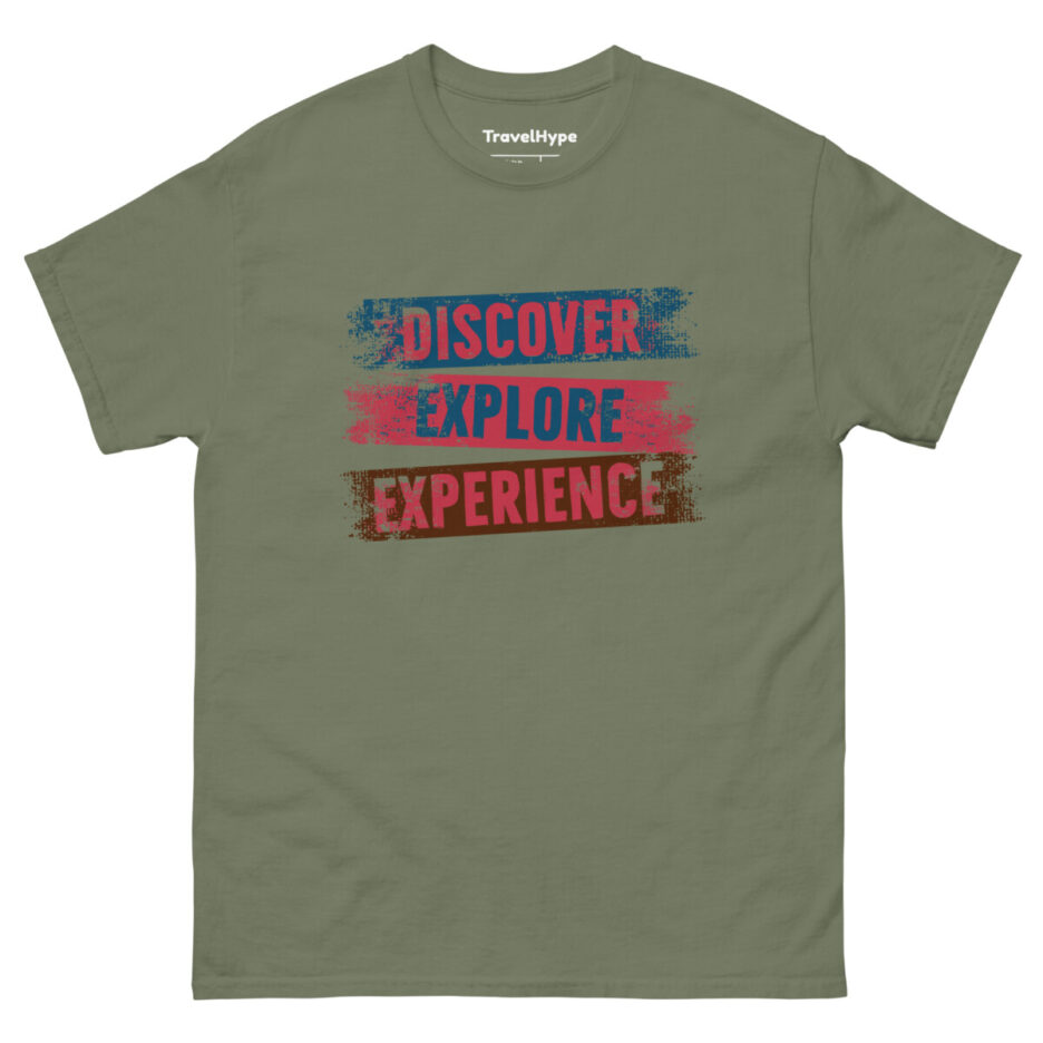 Discover Explore Experience T-Shirt