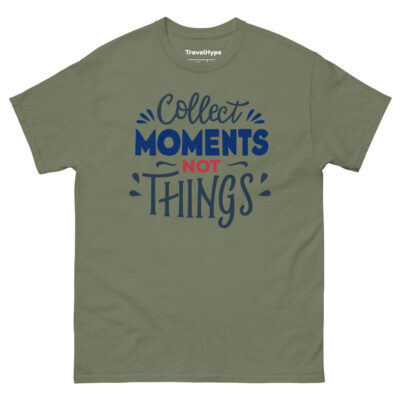 Collect Moments Not Things T-Shirt | Funny Travel T-Shirt