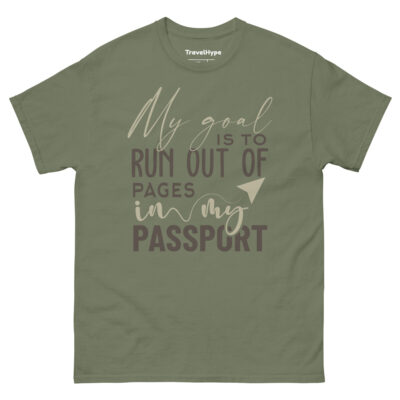 My Passport Goal T-Shirt | Funny Travel T-Shirt