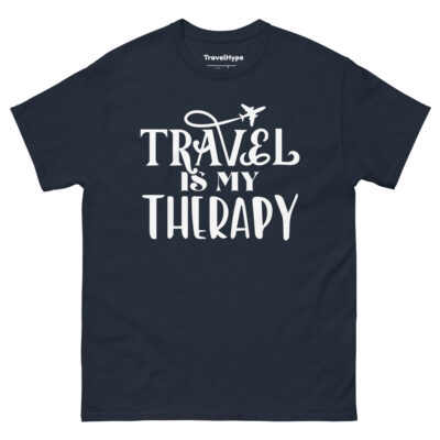 Travel Is My Therapy T-Shirt | Funny Travel T-Shirt