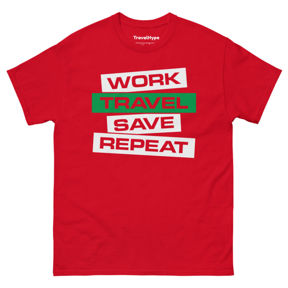 Work Travel Save Repeat T-Shirt