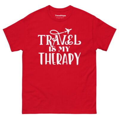 Travel Is My Therapy T-Shirt | Funny Travel T-Shirt