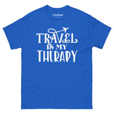 Travel Is My Therapy T-Shirt | Funny Travel T-Shirt