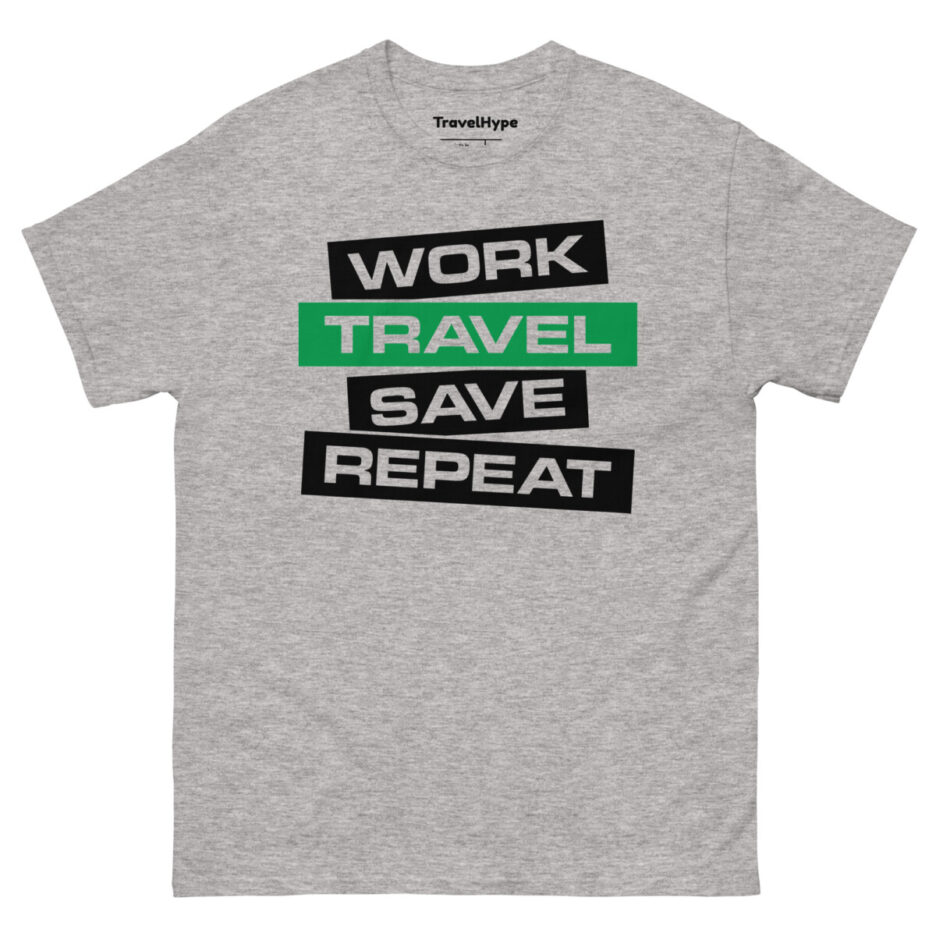 Work Travel Save Repeat T-Shirt