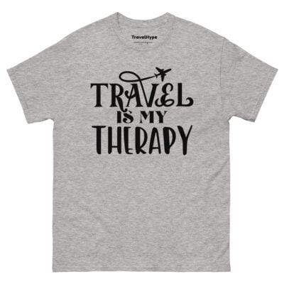 Travel Is My Therapy T-Shirt | Funny Travel T-Shirt