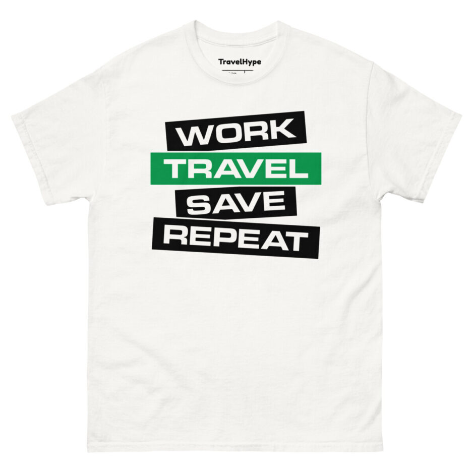 Work Travel Save Repeat T-Shirt